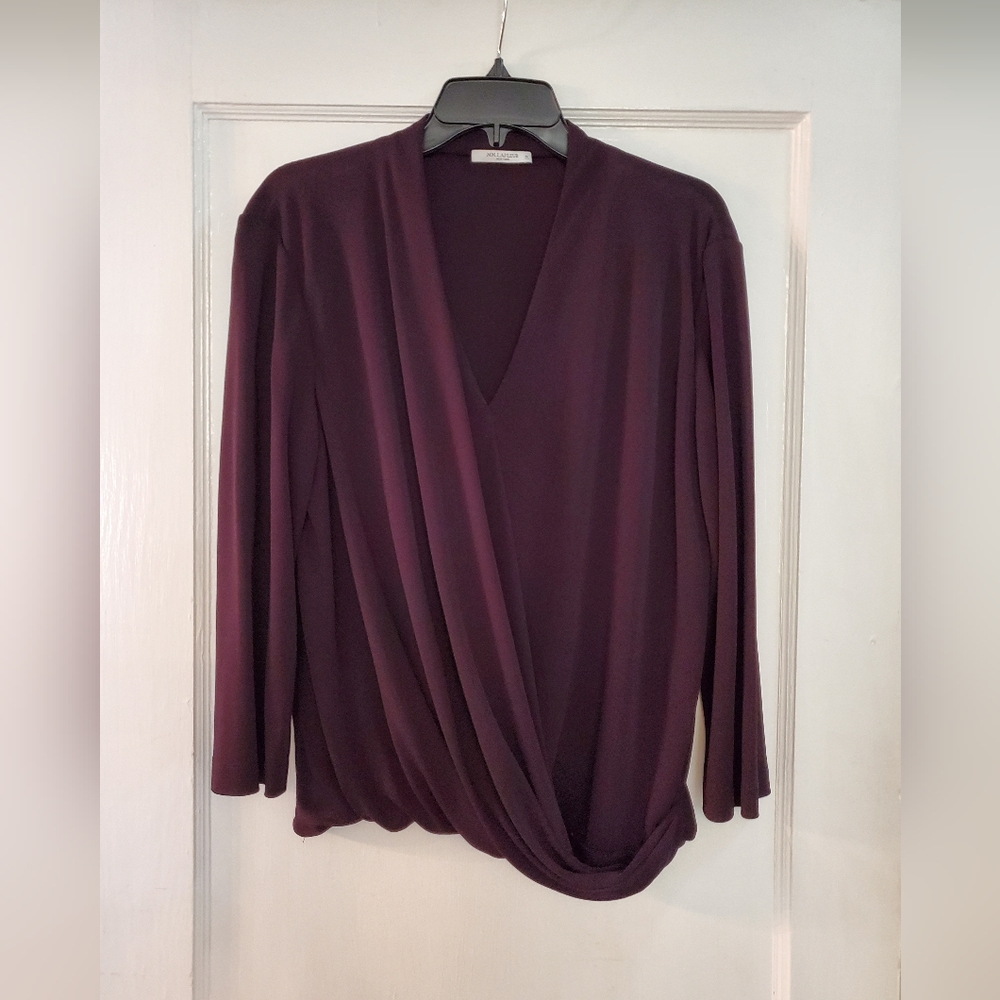 MM Lafleur surplice 3/4 sleeve top